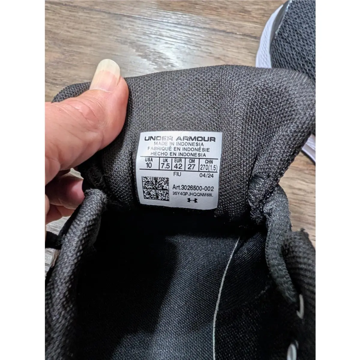 Under Armour shoes - Under Armour Charged Gemini - Charged Gemini - Charged Gemini 2020 NM - Black (UPC: 197777766533) 15