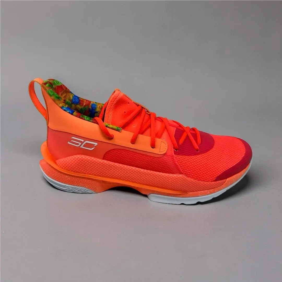 Under Armour shoes - Under Armour Curry 7 - Curry - Orange 1