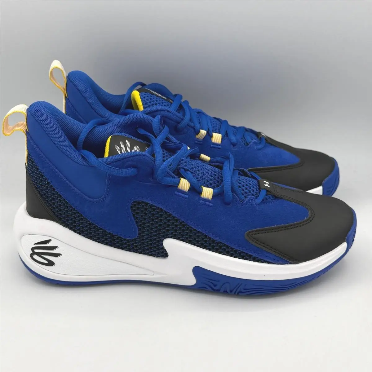 Under Armour Curry 3Z 25 Sde Shoes Men 8 Blue White Black Basketball 6000750-400