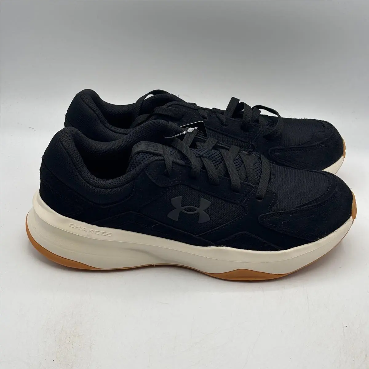 Under Armour UA Edge Suede Shoes Mens Size 10.5 Black Brown Training 3027731-001