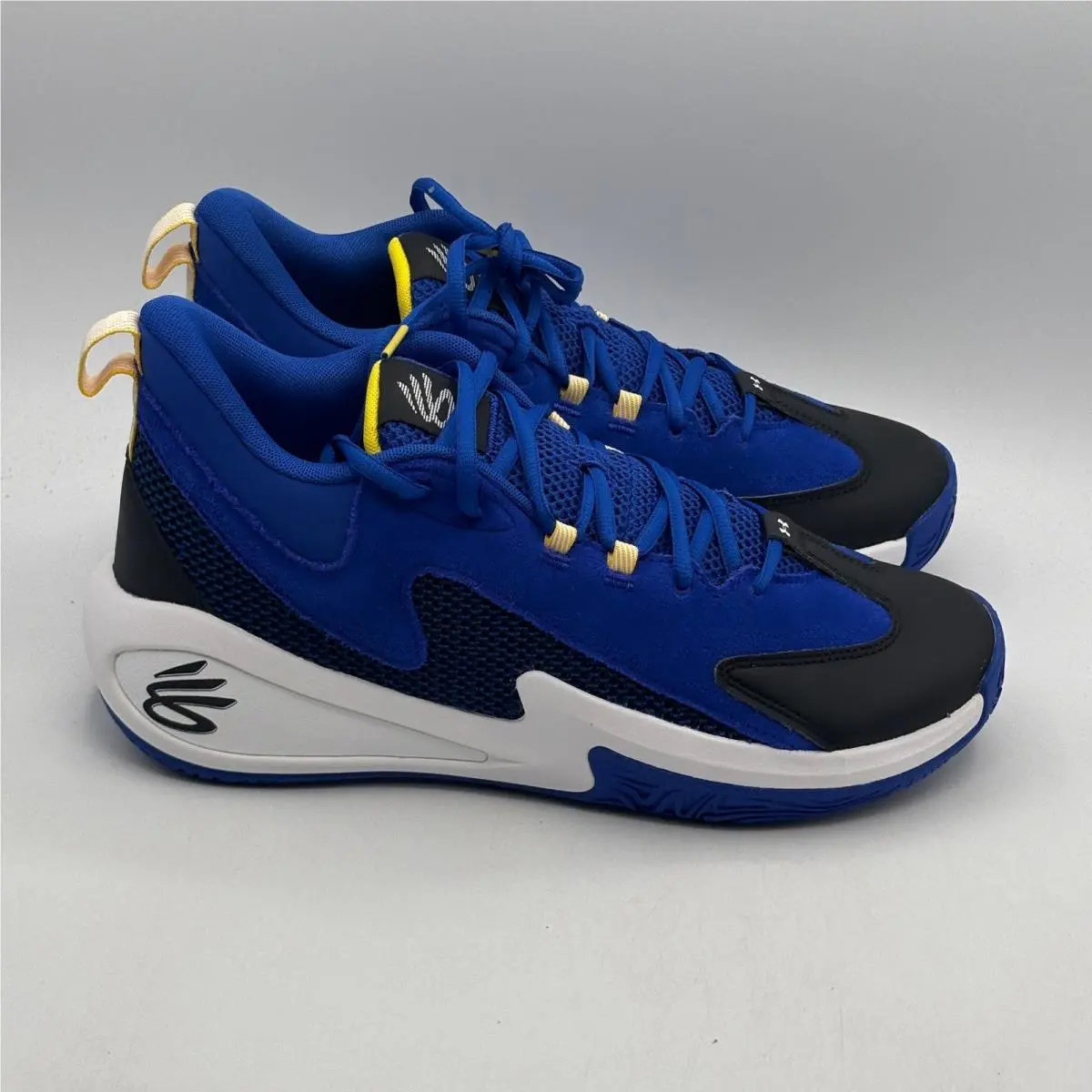 Under Armour Curry 3Z 25 Sde Shoes Mens Size 11.5 Blue White 6000750-400