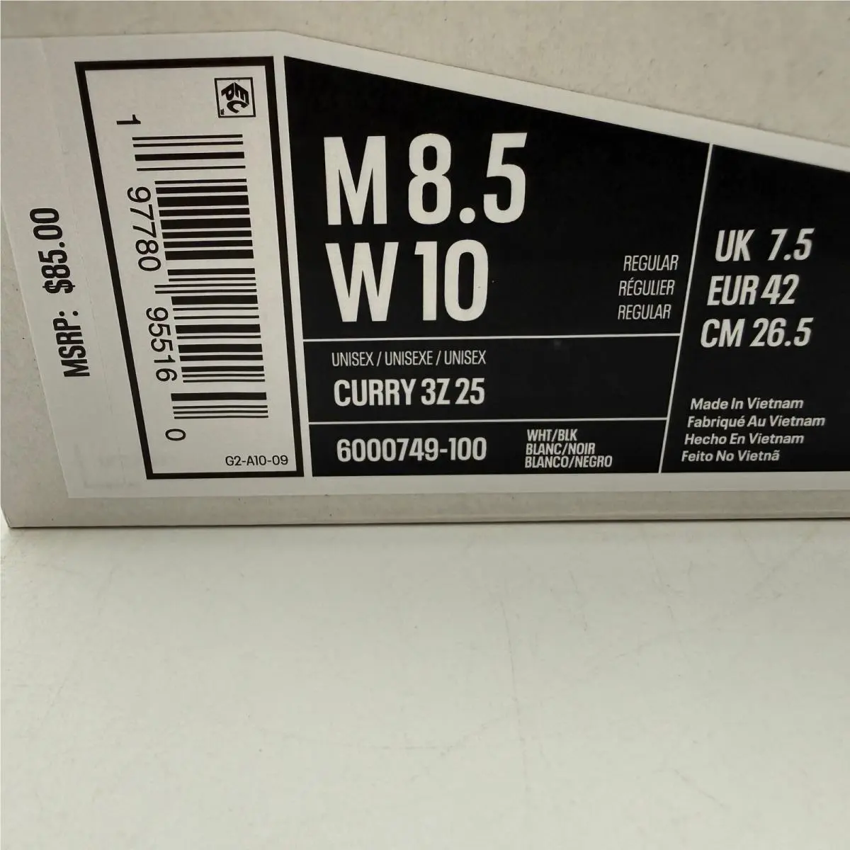 Under Armour shoes - Curry 3Z 25 - Curry - White 0