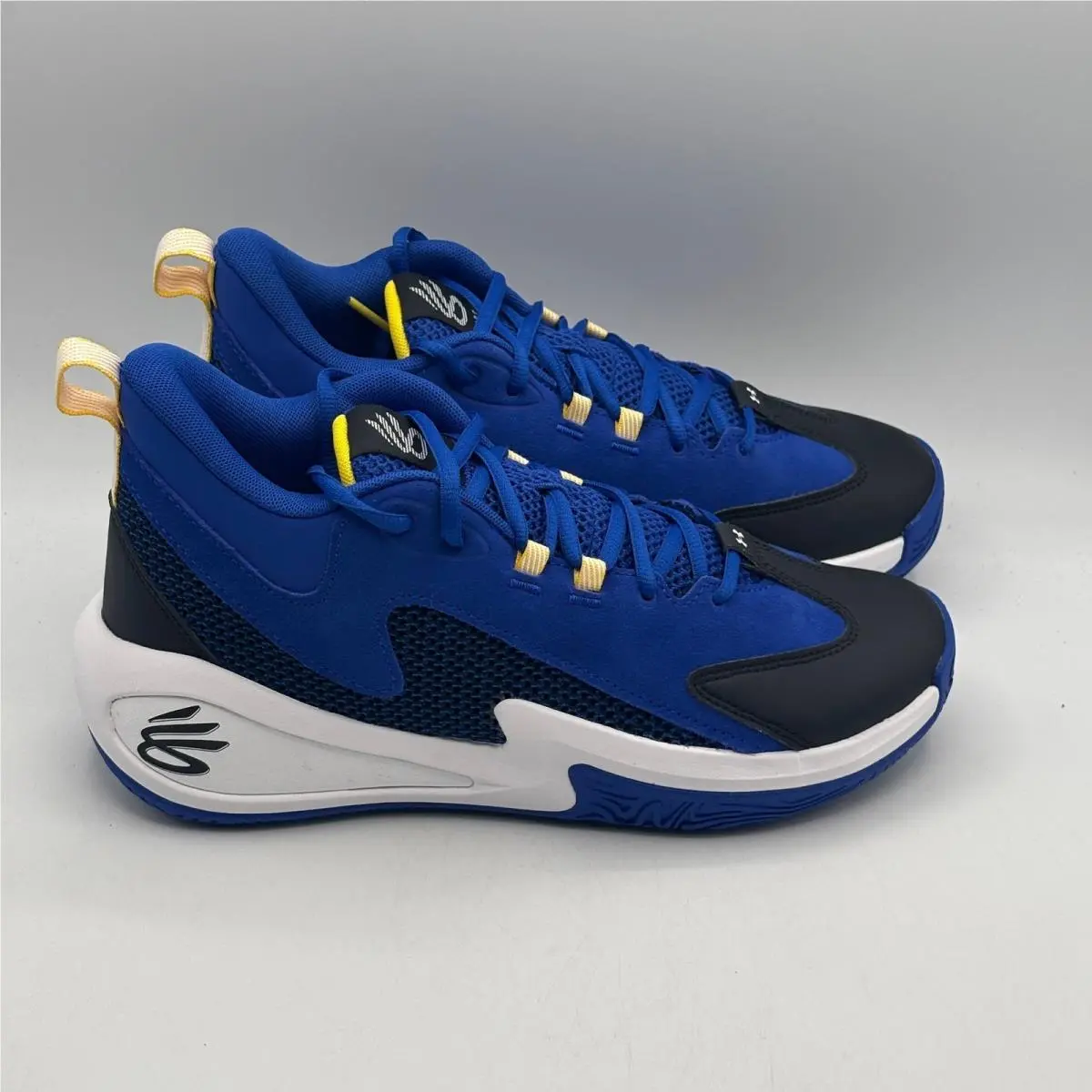 Under Armour Curry 3Z 25 Sde Shoes Men Size 8.5 Blue White 6000750-400