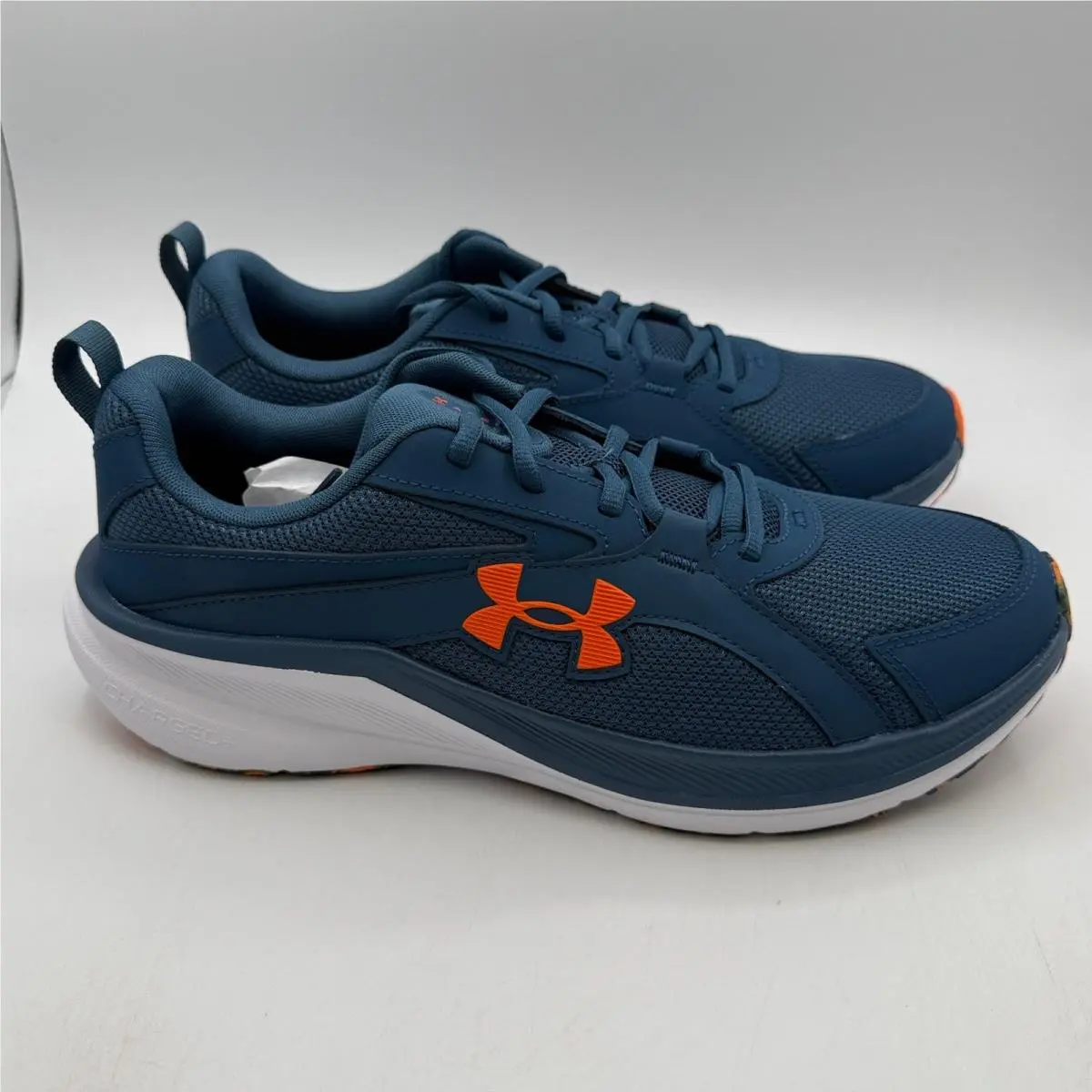 Under Armour UA Assert 11 Shoes Mens Size 10.5 Blue Orange Running 3027000-401