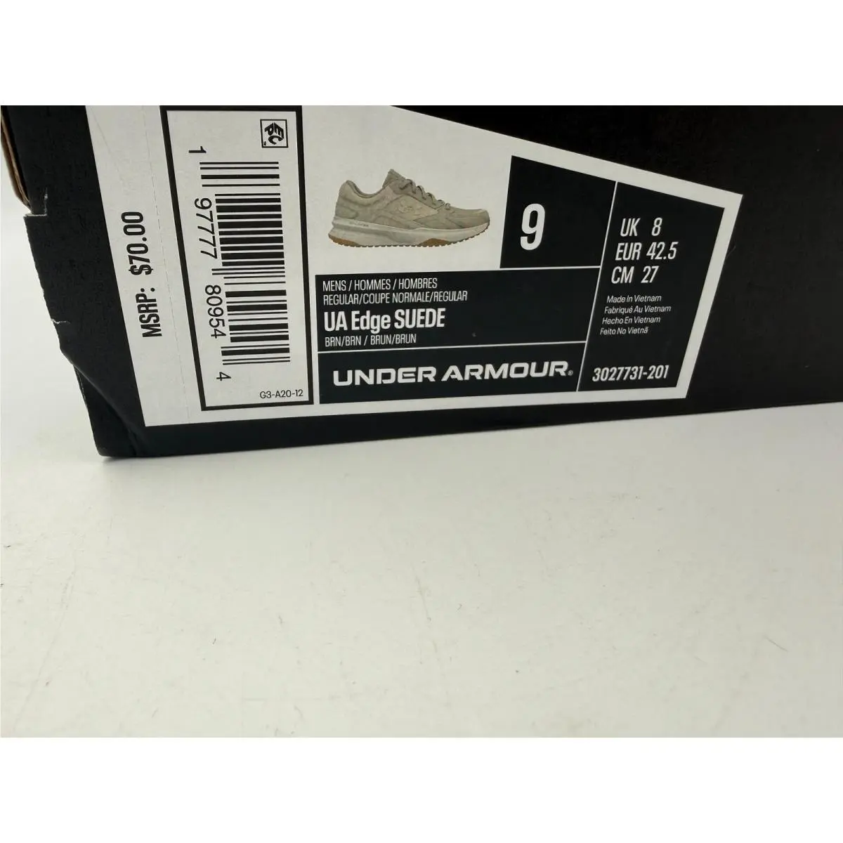 Under Armour shoes - UA Edge Suede - Edge Suede - Brown 0