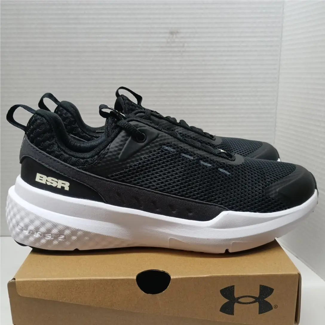 Under Armour Black White Project Rock Bsr 5 Training Shoes Women`s Size 9.5