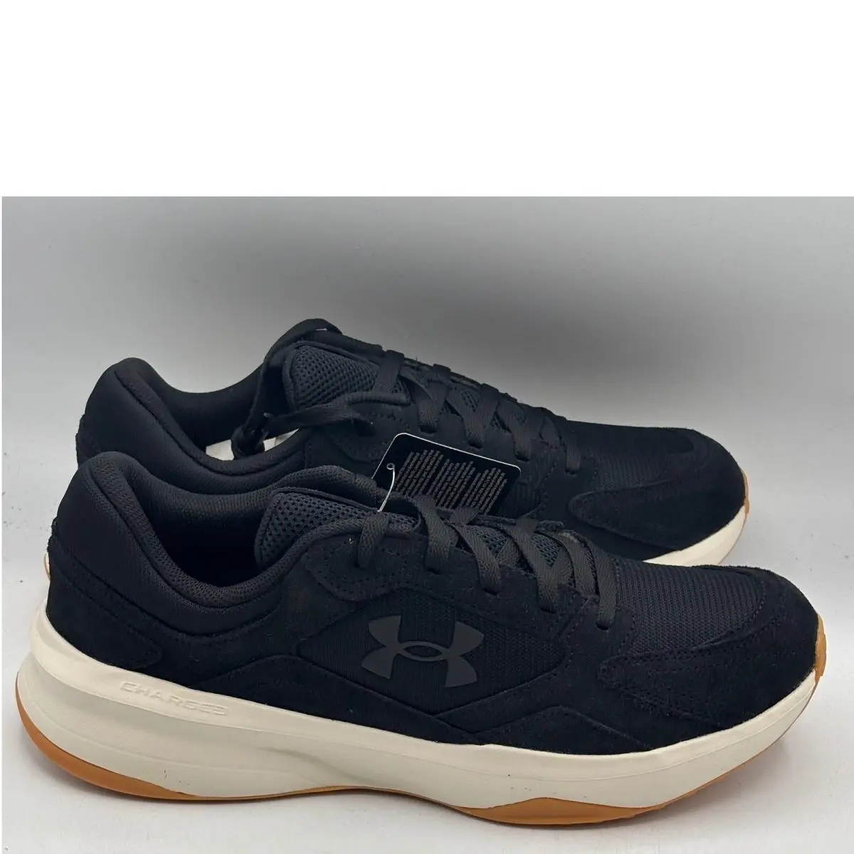 Under Armour UA Edge Suede Shoes Men Size 11.5 Black Brown Training 3027731-001