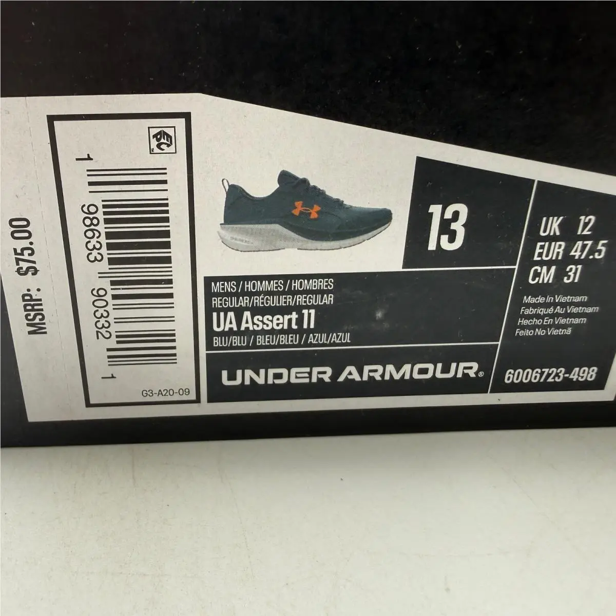 Under Armour shoes - Assert 11 - Assert - Blue 5