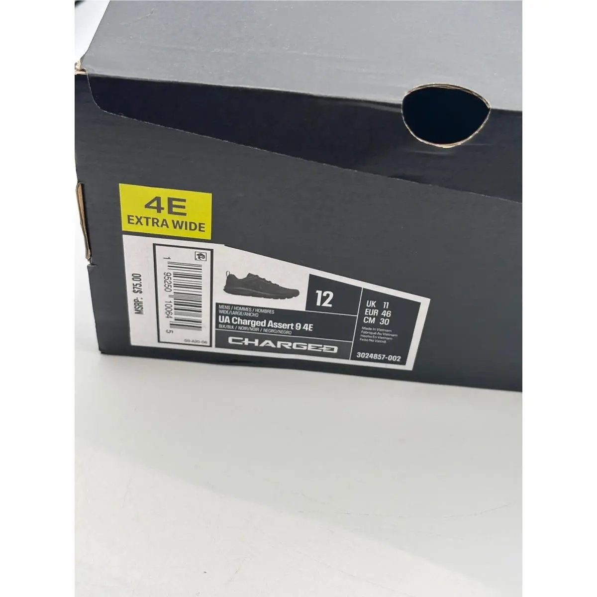 Under Armour shoes - Under Armour Charged Assert 9 4E - Black 5