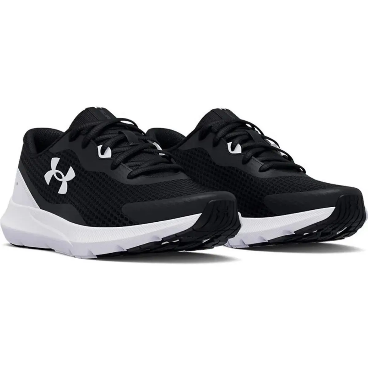 Under Armour Men`s 10.5 Shoe UA Surge 3 Black / White 3024883-001