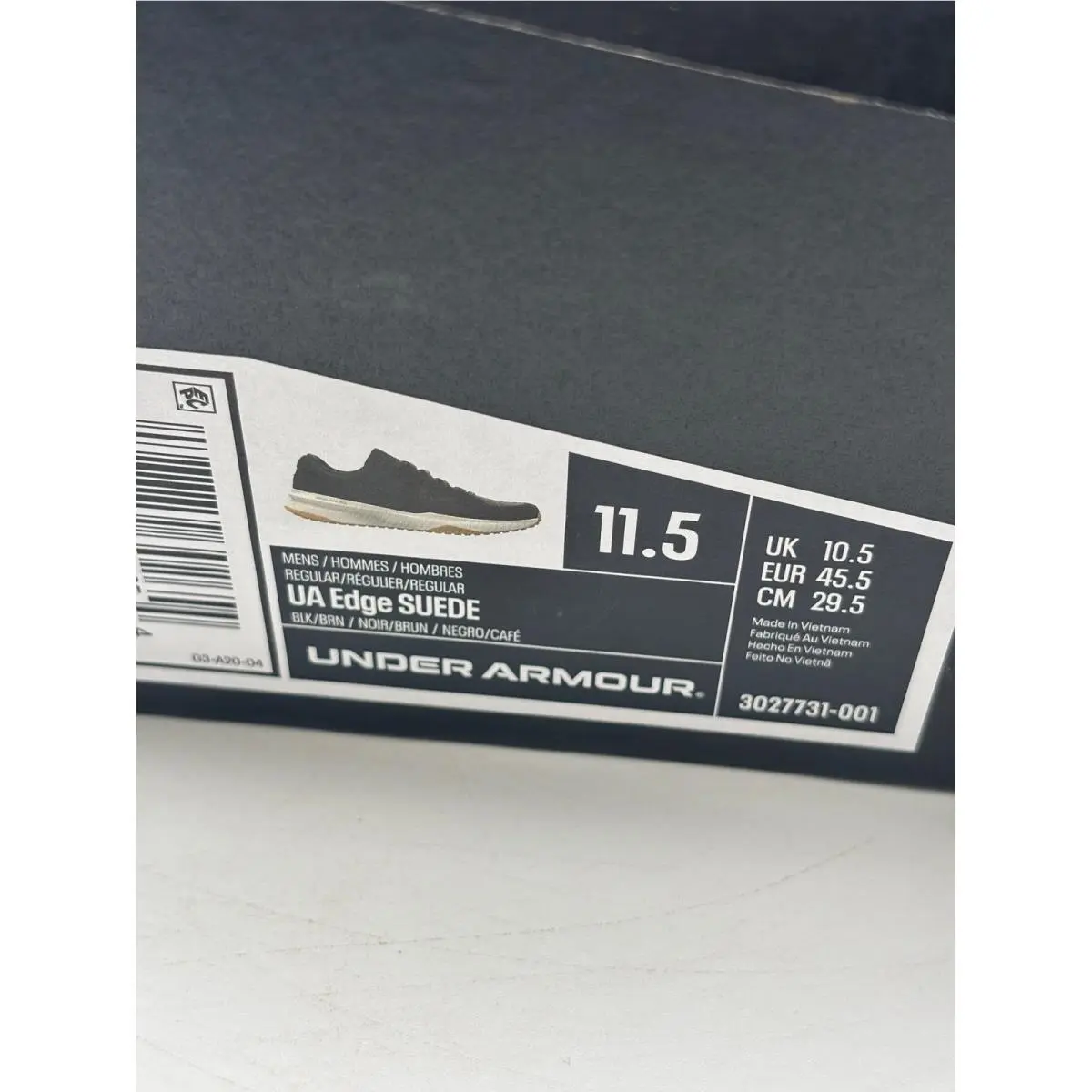 Under Armour shoes - UA Edge Suede - Edge Suede - Black 0