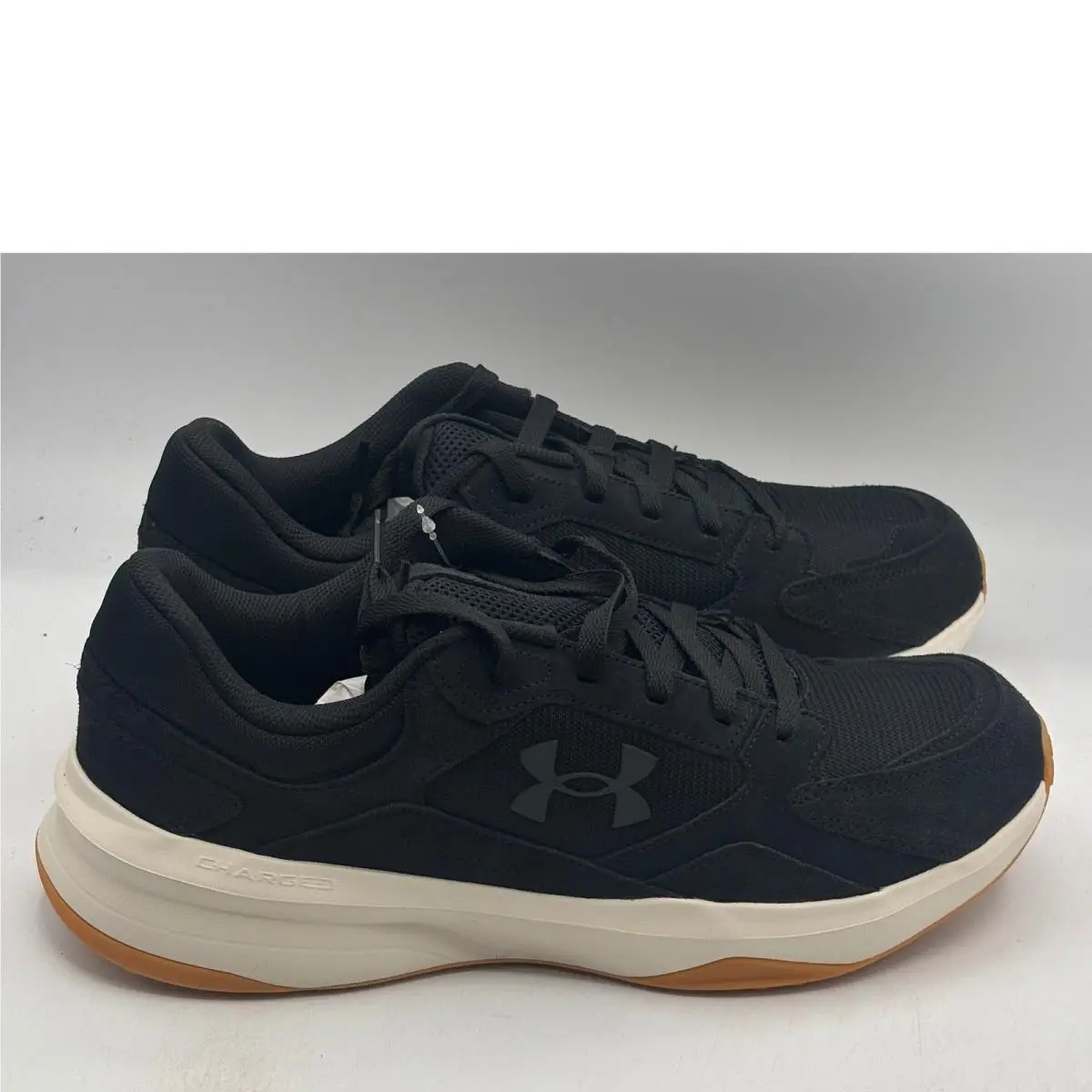 Under Armour UA Edge Suede Shoes Mens Size 12 Black Brown Training 3027731-001
