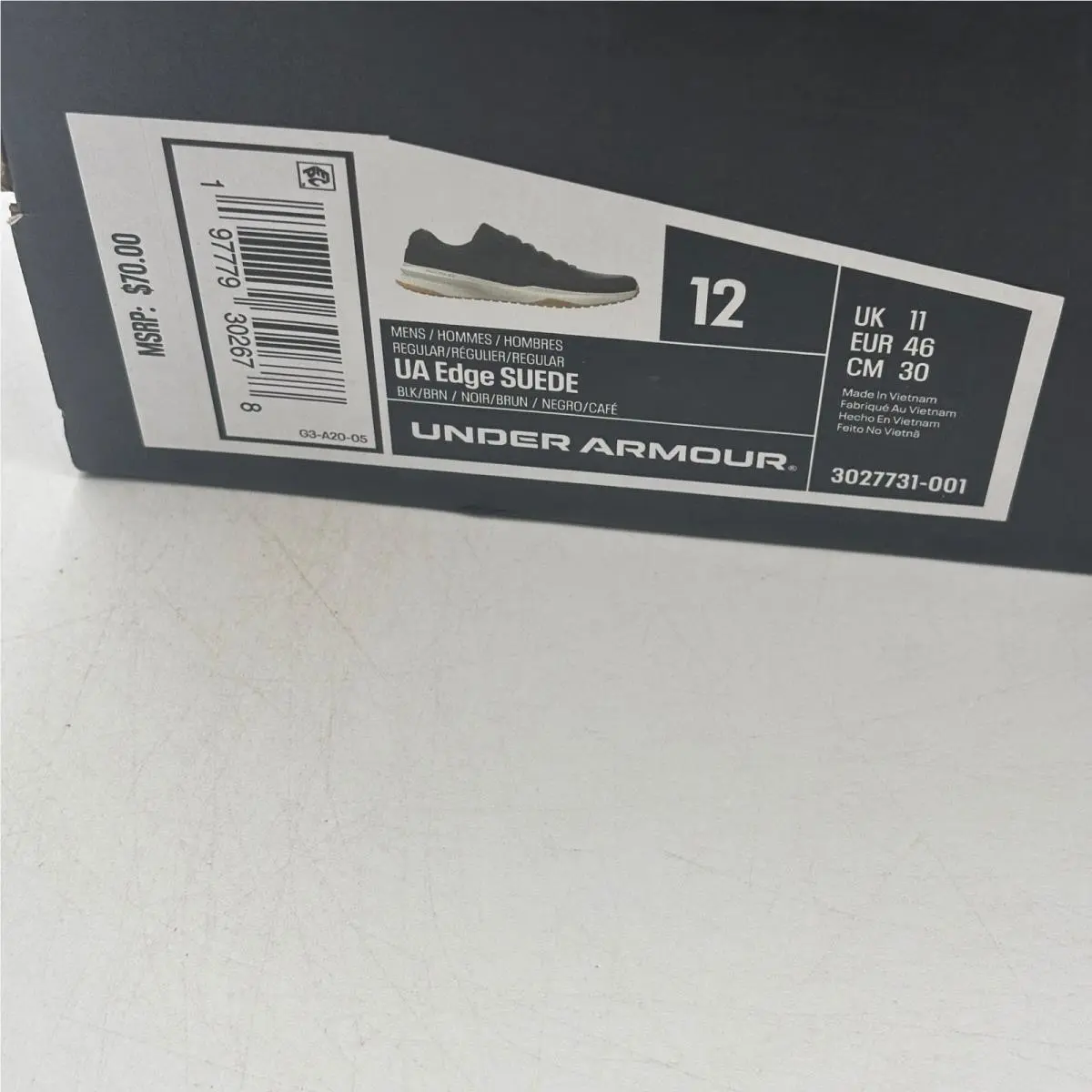 Under Armour shoes - UA Edge Suede - Edge Suede - Black 5