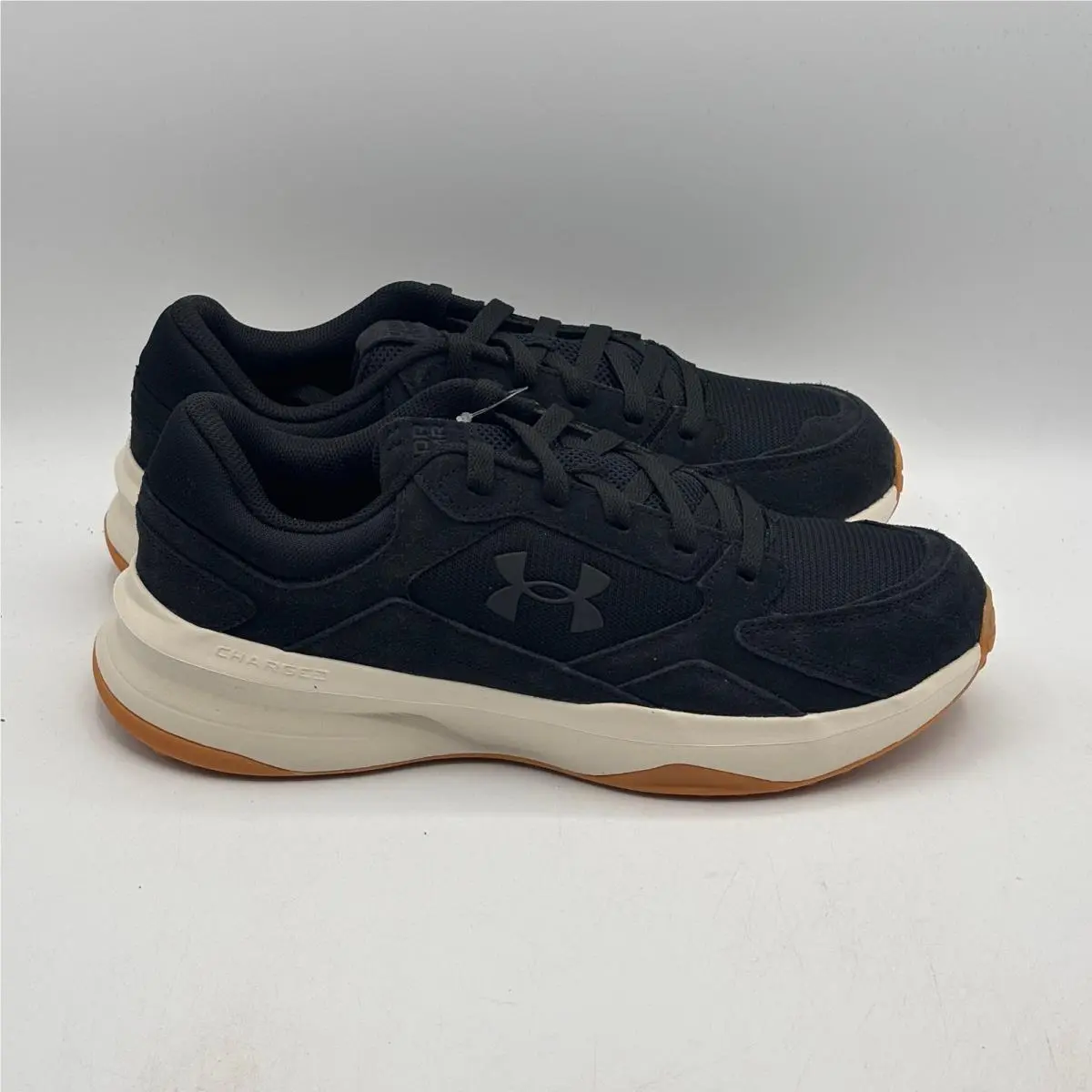 Under Armour Edge Suede Mens 10.5 Black Charged Training Shoes 3027731-001