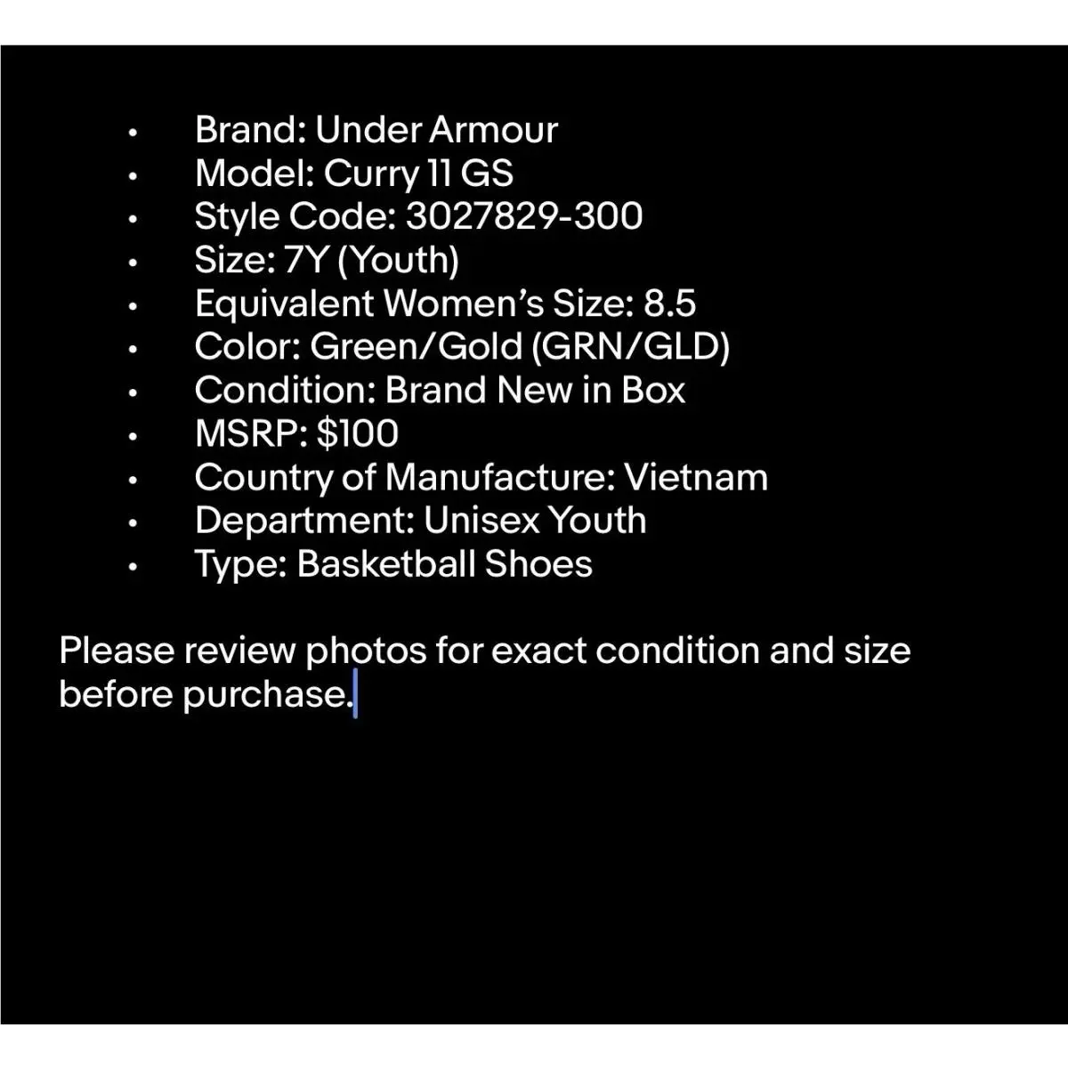 Under Armour shoes - Curry 11 - Curry - Gold (UPC: 0196885839689) 18