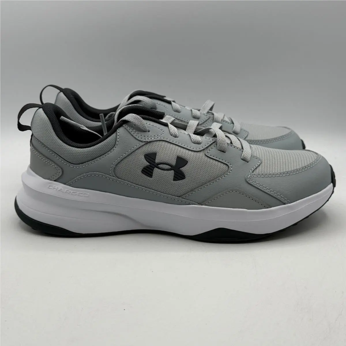 Under Armour UA Charged Edge Sneakers Mens Size 10 Grey Training 3026727-011