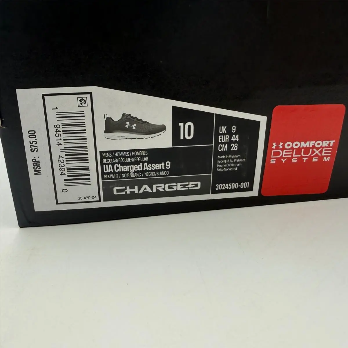 Under Armour shoes - Under Armour Charged Assert 9 - Black 5