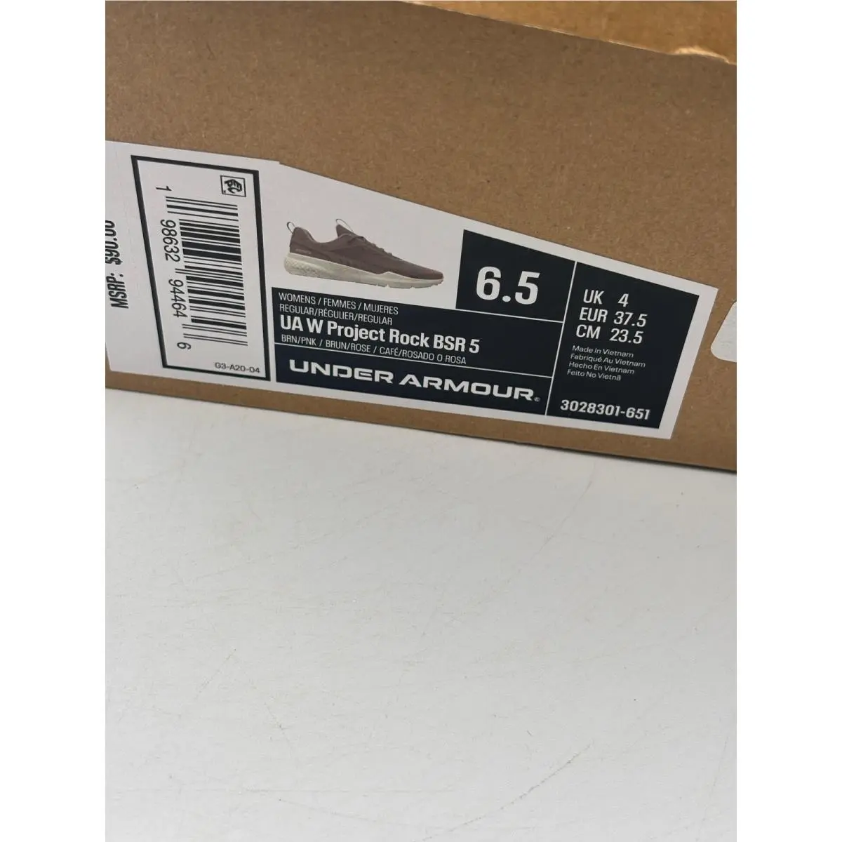 Under Armour shoes - Under Armour Project Rock BSR 5 - Brown 5