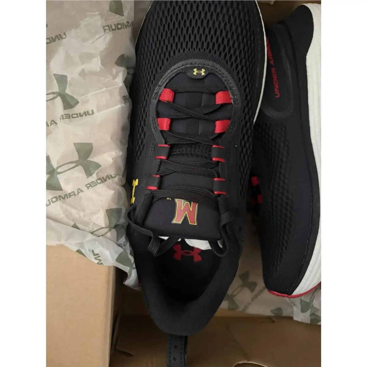 Under Armour shoes - Under Armour Infinite Elite 2 University Of Maryland - 1235296-001 - Black 1