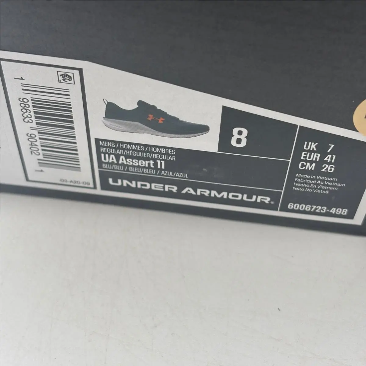 Under Armour shoes - UA Assert 11 - Assert - Blue 5