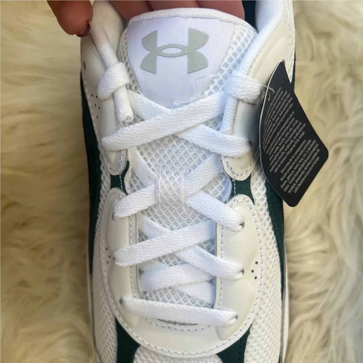 Under Armour shoes - Under Armour Tech Runner - Tech Runner - White / Arden Green / Metallic Silver 2