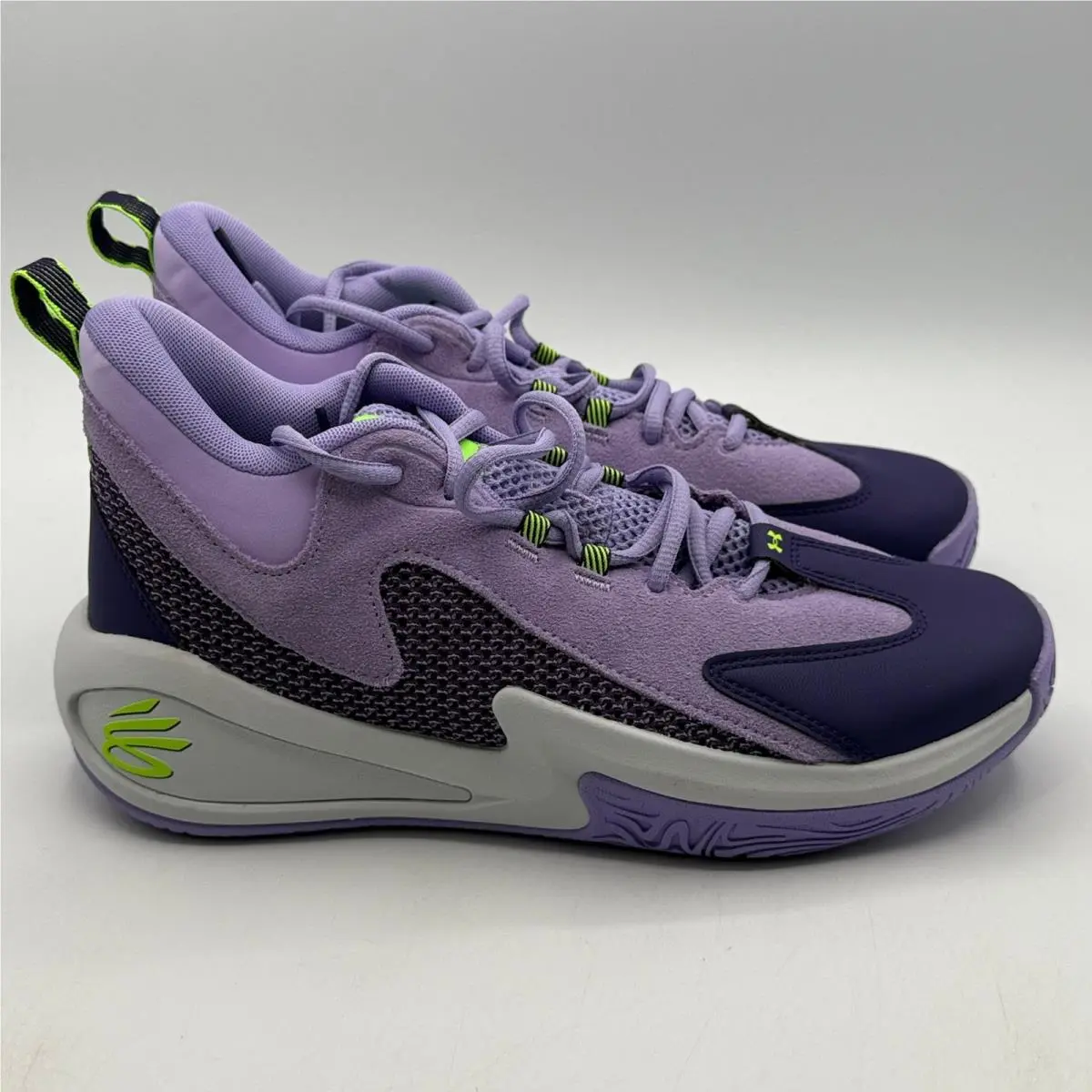 Under Armour Curry 3Z25 Sde Shoes Mens Size 9 Violet Purple 6000750-538