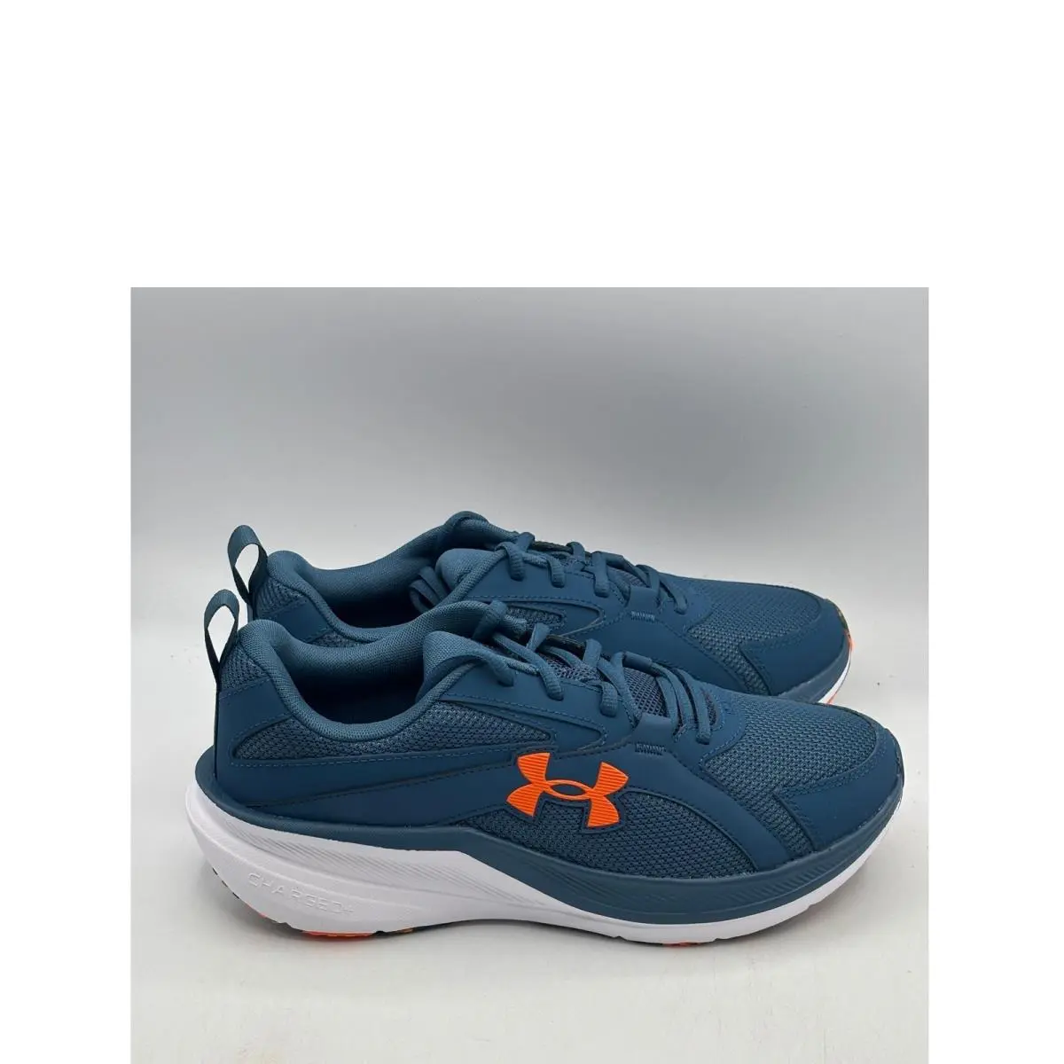 UA Assert 11 Shoes Men Size 8.5 Blue Orange Running 6006723-498 by Under Armour