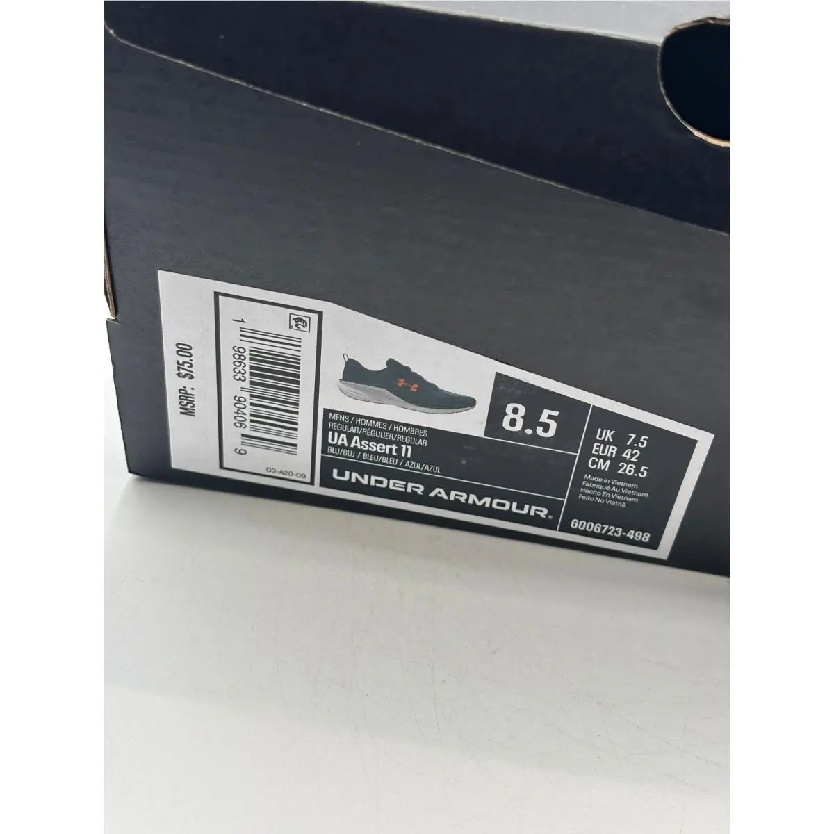 Under Armour shoes - UA Assert 11 - Assert - Blue 5