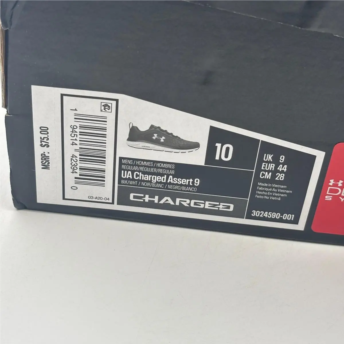 Under Armour shoes - Under Armour Charged Assert 9 - Black 0