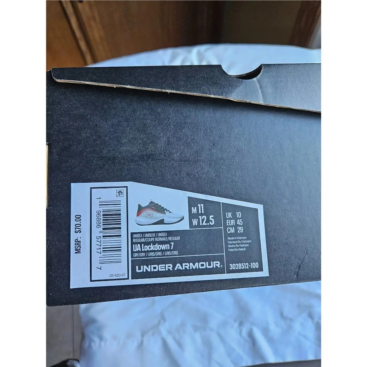 Under Armour shoes - UA Lockdown 7 - Lockdown - Gray 3