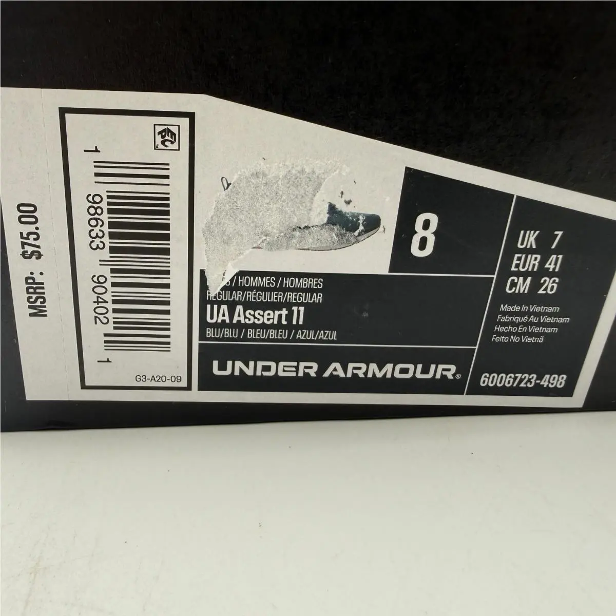 Under Armour shoes - UA Assert 11 - Assert - Blue 0