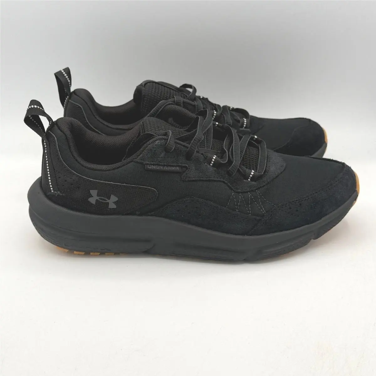 Under Armour Charged Verssert 2 Running Shoes Mens 8.5 Black Suede 3027178-001