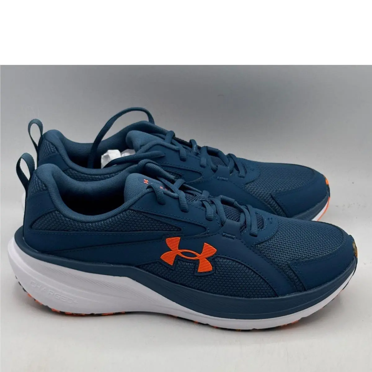 Under Armour UA Assert 11 Shoes Mens Size 10.5 Blue Orange Running 6006723-498