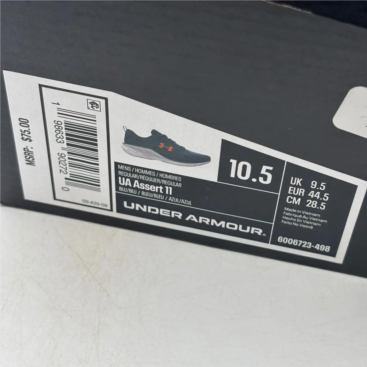 Under Armour shoes - Under Armour Assert 11 - Assert - Blue 5