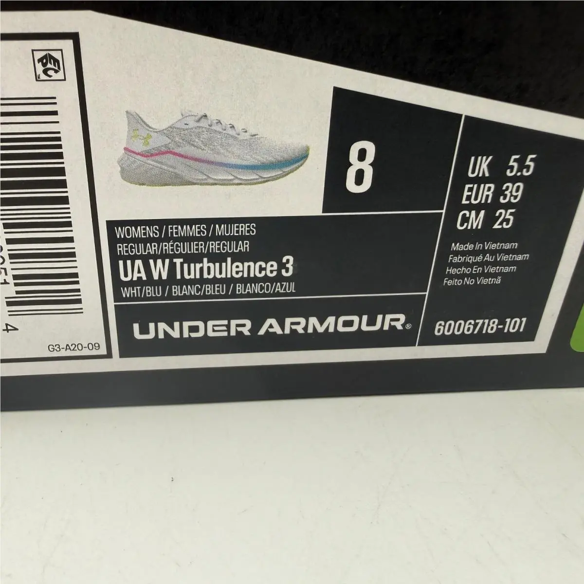 Under Armour shoes - UA W Turbulence 3 - Turbulence - White 0