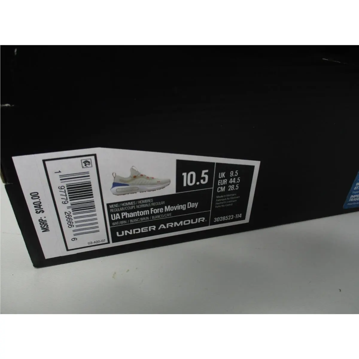 Under Armour shoes - Phantom Fore Moving Day - Phantom Fore Moving Day - White, Manufacturer: White Clay / Stone / Royal 7