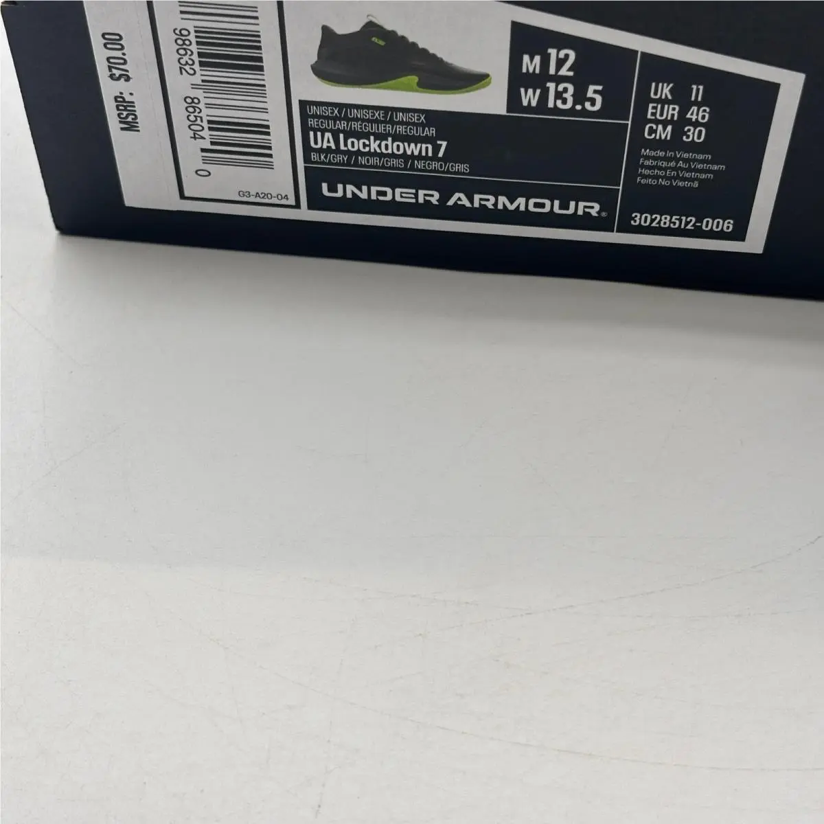 Under Armour shoes - UA Lockdown 7 - Lockdown - Black 0