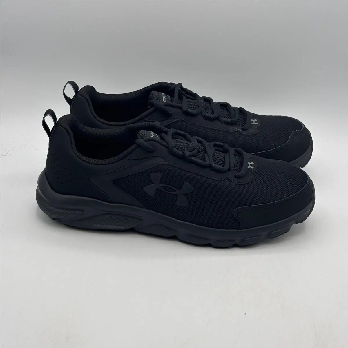 Under Armour Charged Assert 9 Shoes Men Size 11.5 4E Black Black 3024857-002