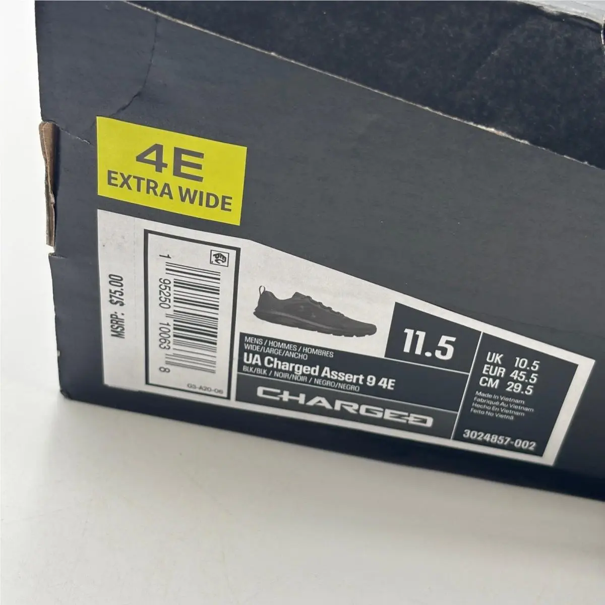 Under Armour shoes - Under Armour Charged Assert 9 - Black 0