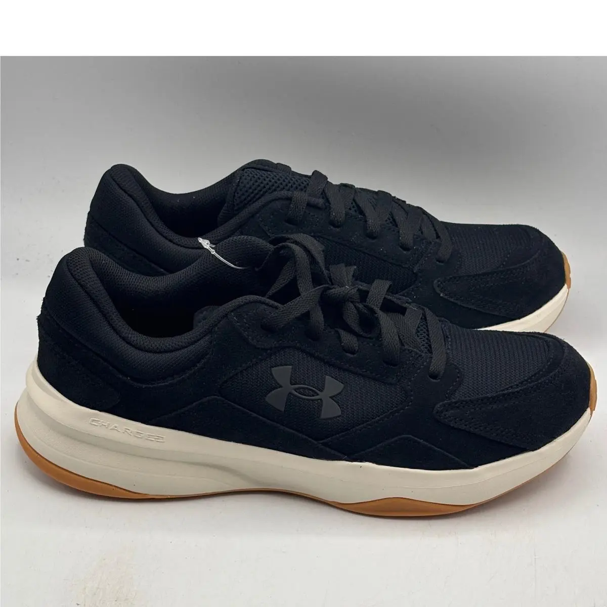 Under Armour UA Edge Suede Shoes Mens Size 10 Black Brown Training 3027731-001