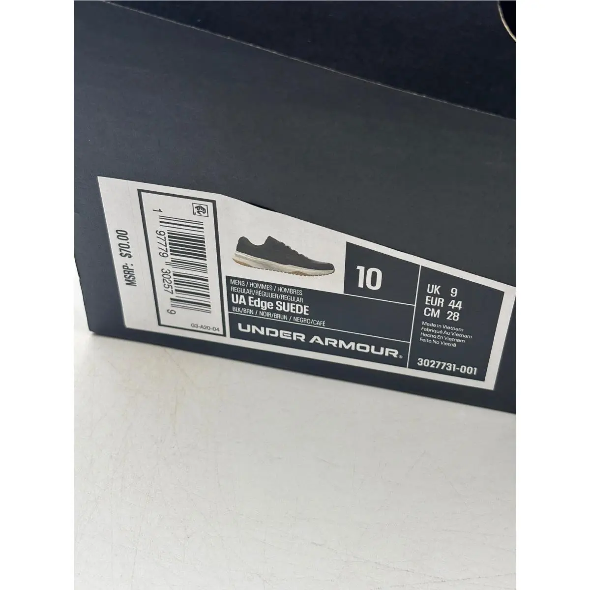 Under Armour shoes - UA Edge Suede - Edge Suede - Black 5