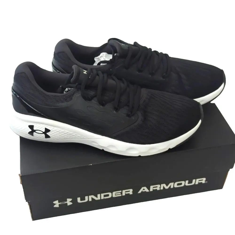 Charged Vantage Men`s Running Shoes Size 11.5 Black/ White by Under Armour