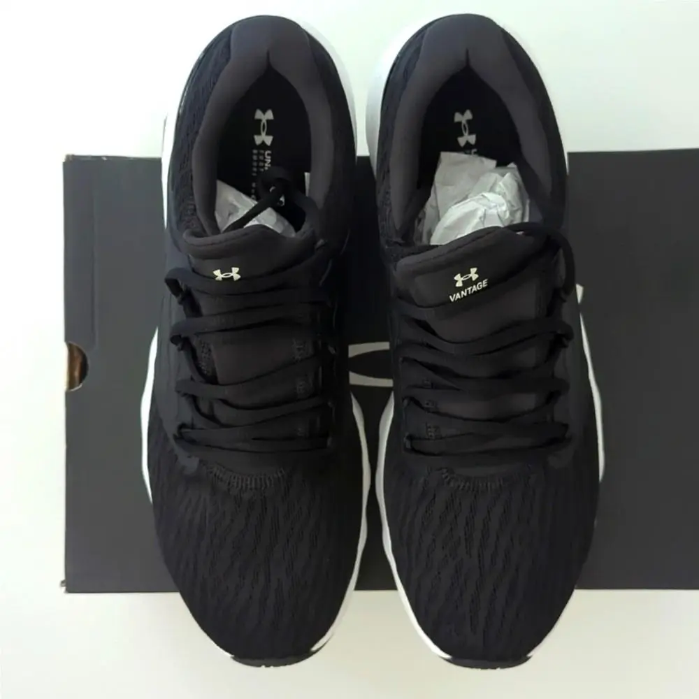 Under Armour shoes - Under Armour Charged Vantage - Charged Vantage - 3023550-001 - Black /White (UPC: 194514286231) 2