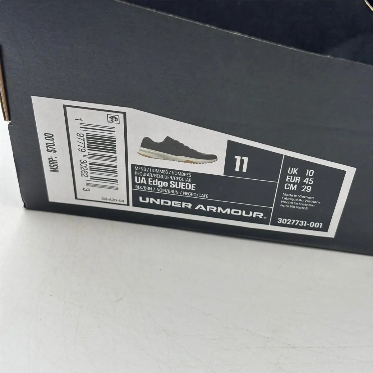 Under Armour shoes - UA Edge Suede - Edge Suede - Black 5