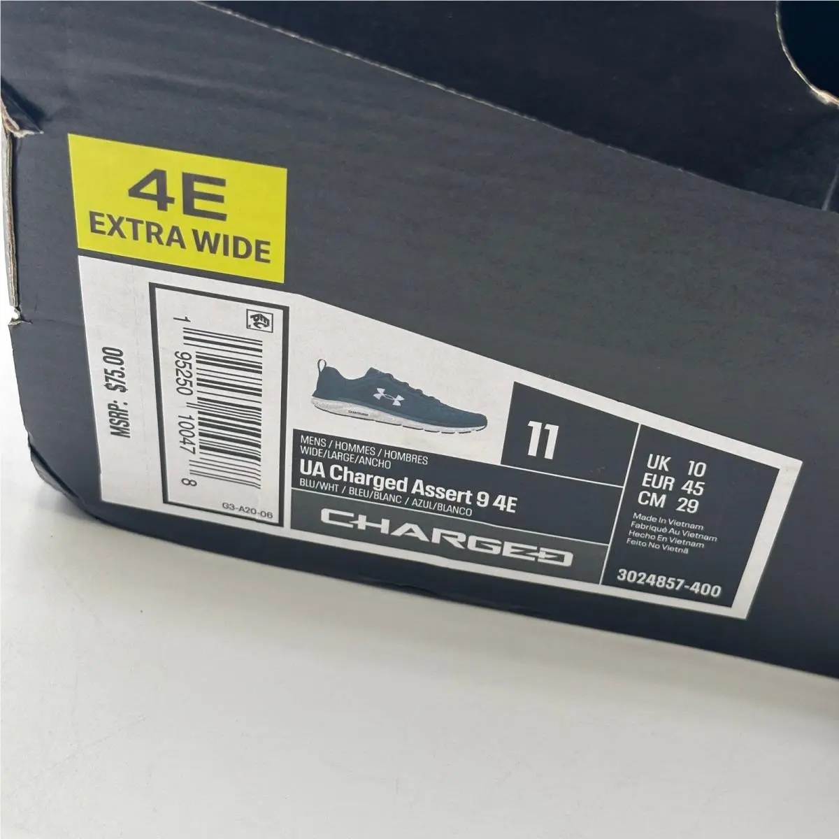 Under Armour shoes - Under Armour Charged Assert 9 - Blue 0