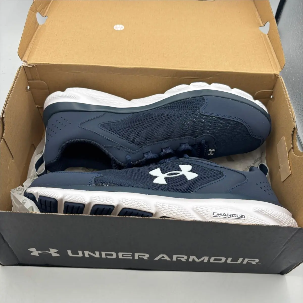 Under Armour shoes - Under Armour Charged Assert 9 - Blue 5