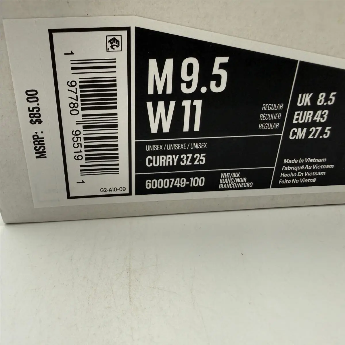 Under Armour shoes - Curry 3Z 25 - Curry - White 0