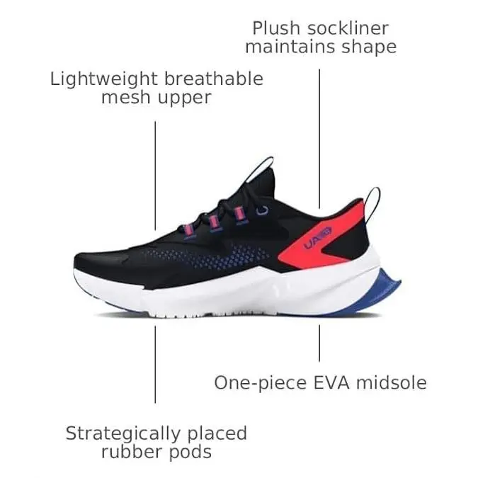 Under Armour shoes - Under Armour Grade School Scramjet 6 - Black (UPC: 197777522733) 4