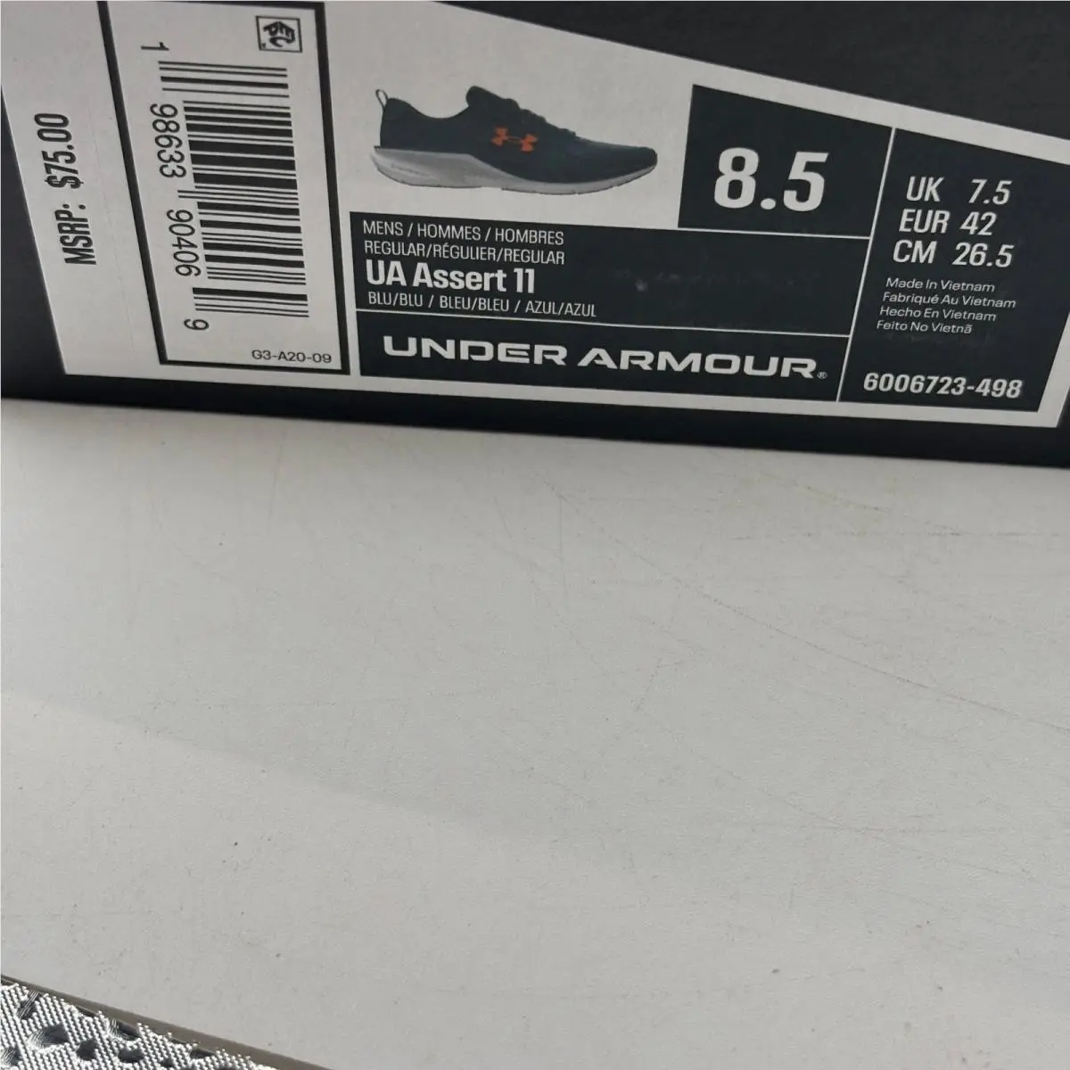 Under Armour shoes - UA Assert 11 - Assert - Blue 5