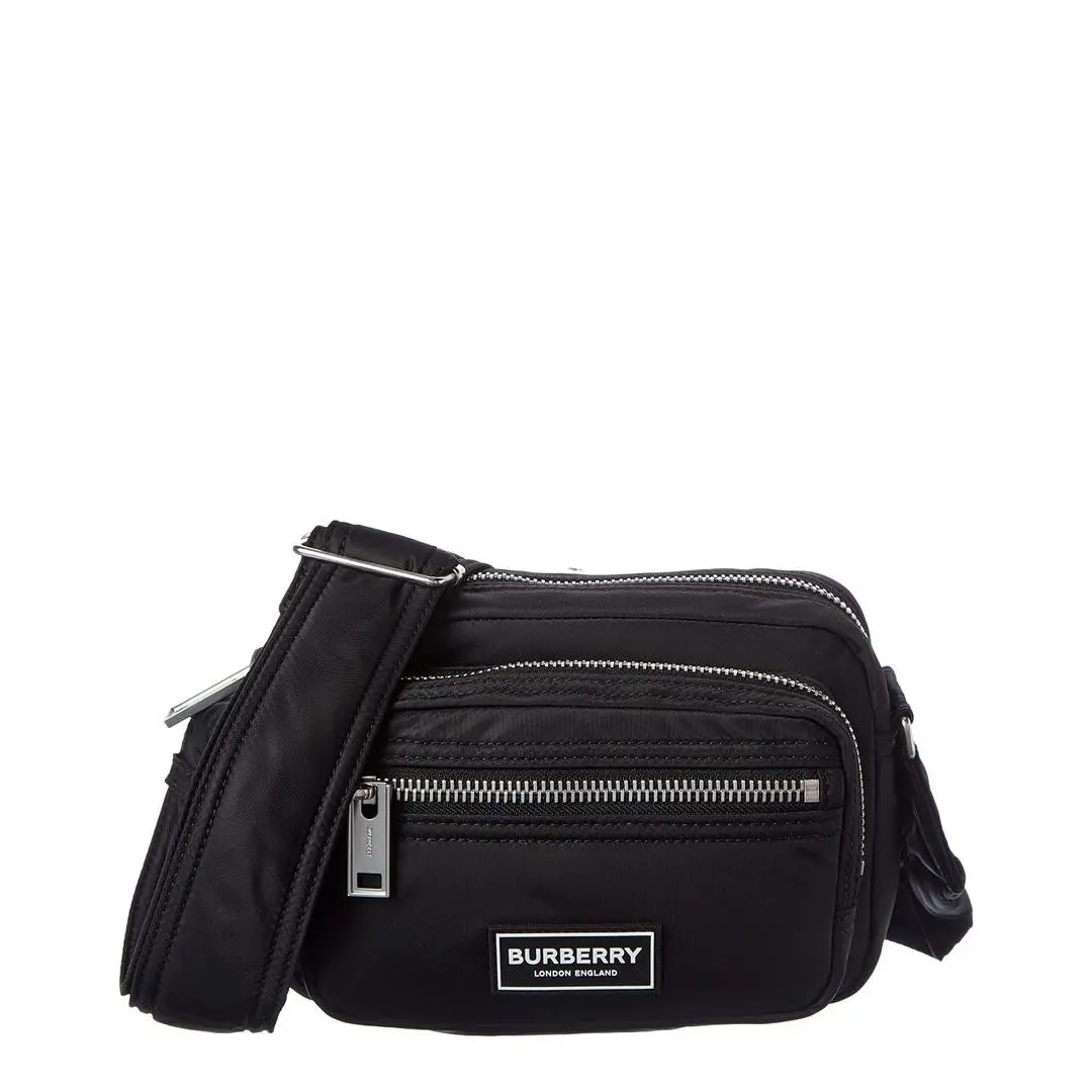 Burberry Nylon Crossbody Men`s Black